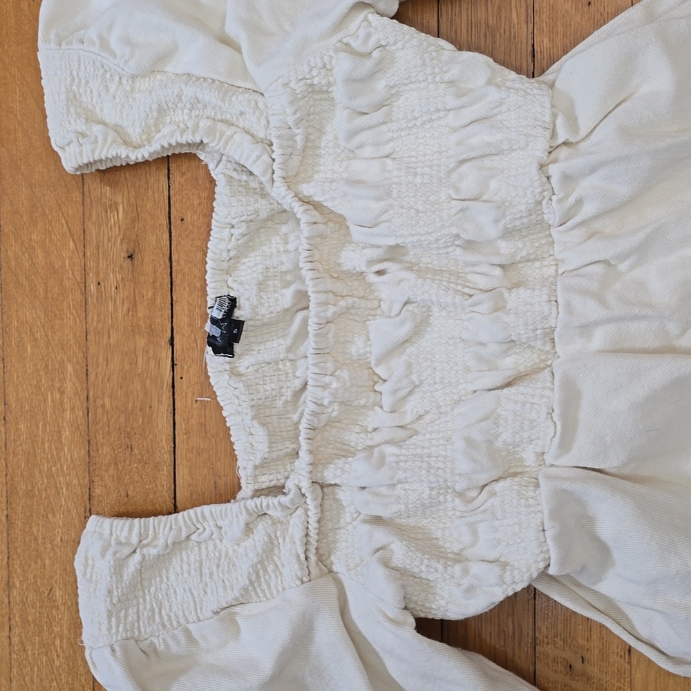 Area Stars, Marla Dress, Mini Babydoll Long Sleeve, Cream, EUC Women's S - Picture 8 of 16